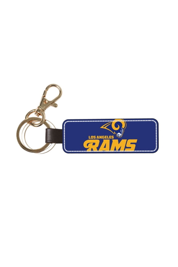 Los_Angeles 1 Car Leather Keychain, Football Team Pattern Keychain Accessories, Family Gifts For Men And Women, Suitable For Car And Home Keys