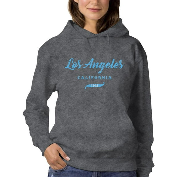 Los Angeles 1998 Banner Hoodie Women -Image by Shutterstock, Female x-Large