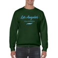thumbnail image 1 of Los Angeles 1998 Banner. Sweatshirt Men - Men Sweatshirt, Forest Green, 2XL, 1 of 4