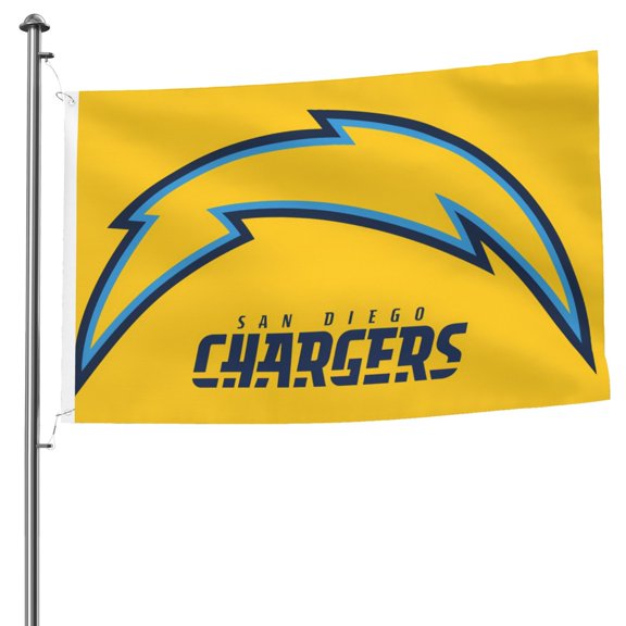 Los_Angeles 2 Football Team Custom Double Sided Flag 5x8ft, Game Day Support Flag Hanging Outdoor Garden Hanging Flag, Football Fan Home Indoor and Outdoor Decor