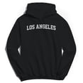 thumbnail image 1 of Los Angeles-25 Graphic Black Men's Cotton Pullover Hoodie, 1 of 1