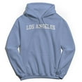 thumbnail image 1 of Los Angeles-25 Graphic Light Blue Men's Cotton Pullover Hoodie, 1 of 1