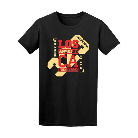 Los Angeles 323 T-Shirt Men -Image by Shutterstock, Male XX-Large