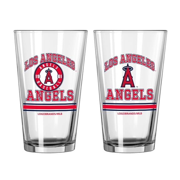 Los Angeles Angels 16oz. Pint Glass Two Pack
