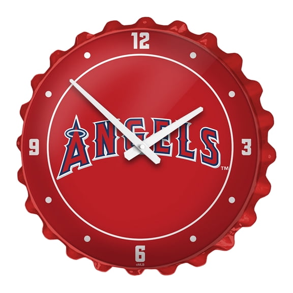 Los Angeles Angels 19" Bottle Cap Wall Clock