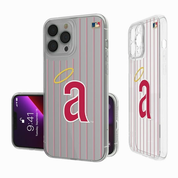 Los Angeles Angels 1971 Cooperstown Pinstripe iPhone Clear Case