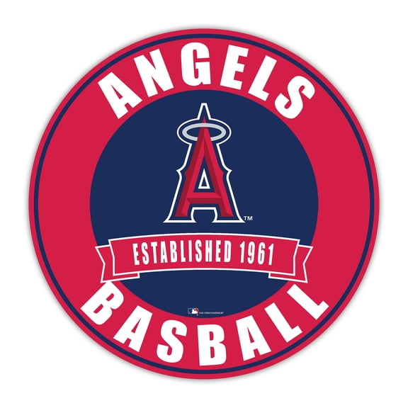 Los Angeles Angels 24" Circle with Banner