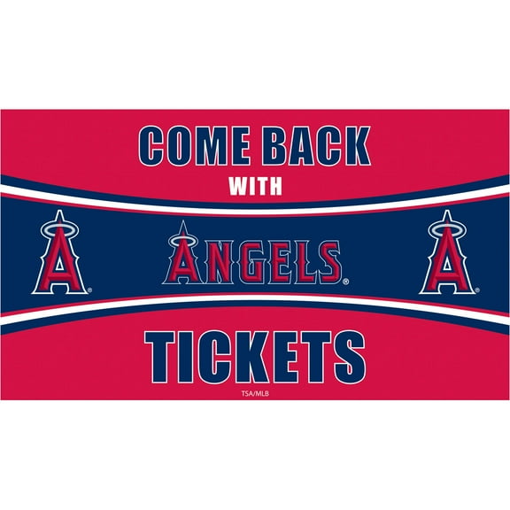 Los Angeles Angels 28" x 16" Come Back With Tickets Indoor/Outdoor Trapper Mat
