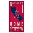 thumbnail image 1 of Los Angeles Angels 6'' x 12'' Team Coordinate Sign, 1 of 1