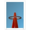 thumbnail image 1 of Los Angeles Angels Angel Stadium 24" x 36" Minimalist Fine Art Print, 1 of 1