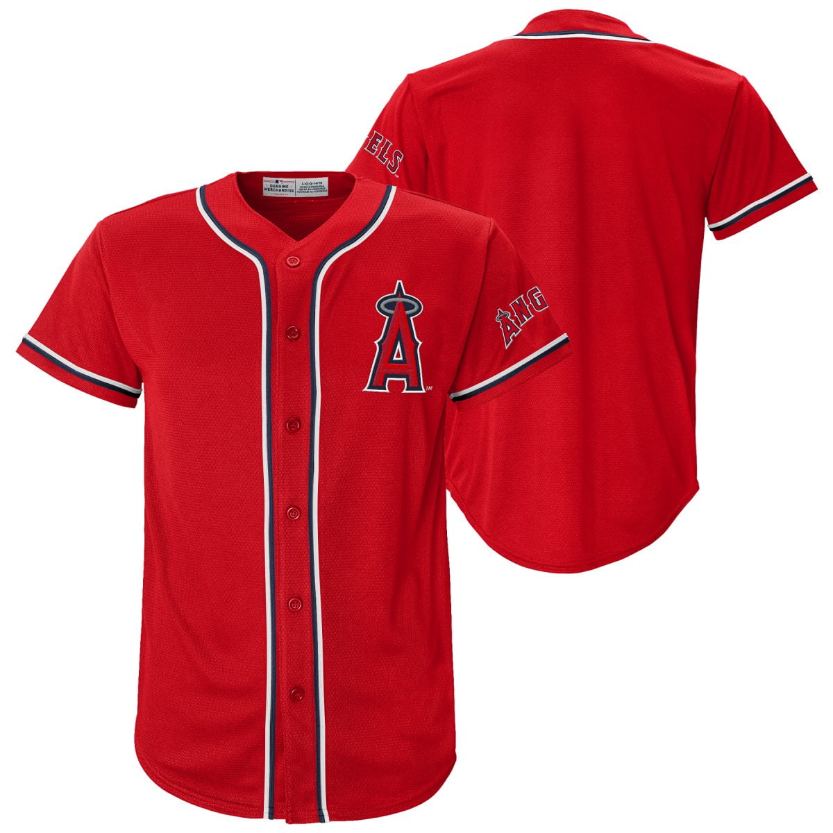 MLB Los Angeles Angels Youth Primary Color Synthetic Jersey