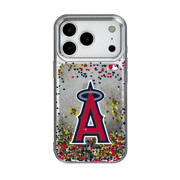 Los Angeles Angels Glitter Confetti iPhone Case