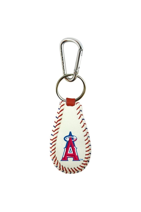 MLB Anaheim Angels Stars and Stripes Classic Baseball Keychain