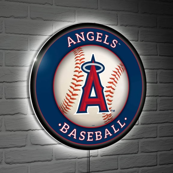 Los Angeles Angels LED XL Round Wall D-cor