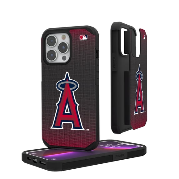 Los Angeles Angels Linen Logo iPhone Rugged Case