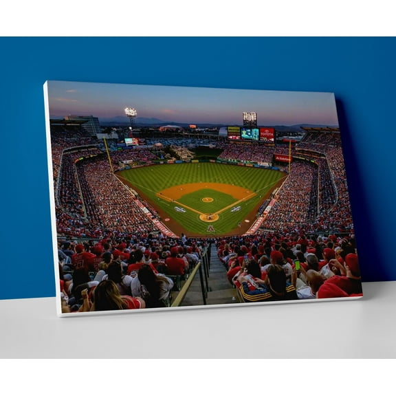 Los Angeles Angels Stadium Poster or Wrapped Canvas