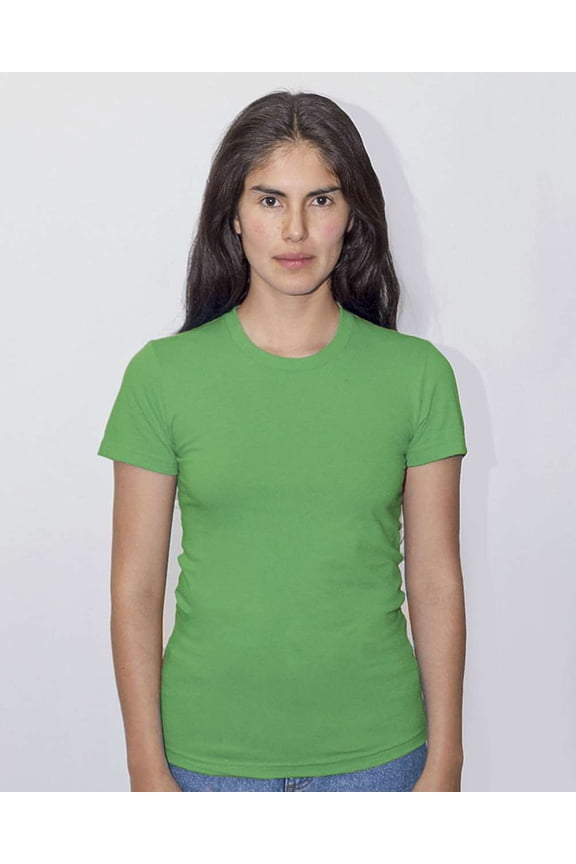 USA-Made Women�'s Fine Jersey T-Shirt