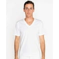 thumbnail image 1 of Los Angeles Apparel USA-Made Fine Jersey V-Neck T-Shirt, 1 of 3
