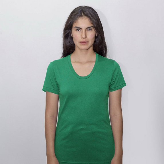 Los Angeles Apparel USA-Made Women�'s 50/50 T-Shirt