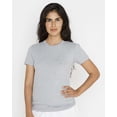 thumbnail image 1 of Los Angeles Apparel USA-Made Women's Fine Jersey T-Shirt, 1 of 3