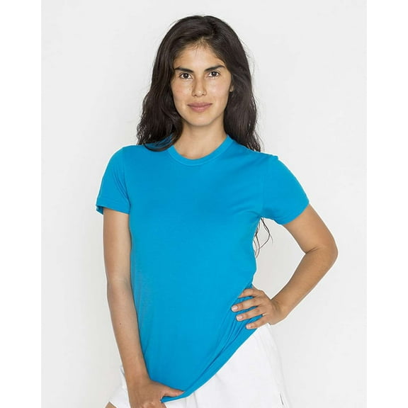 Los Angeles Apparel USA-Made Women's Fine Jersey T-Shirt