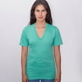 thumbnail image 1 of Los Angeles Apparel Women's Unisex Fine Jersey Short Sleeve V-Neck, 1 of 1