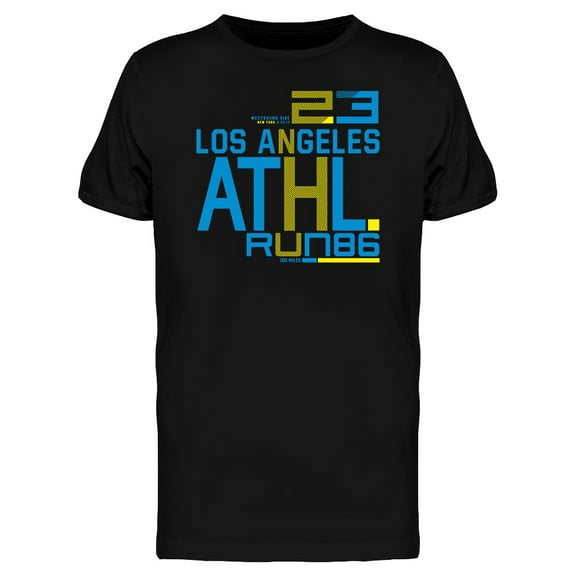 Los Angeles Athl Run 86 T-Shirt Men -Image by Shutterstock, Male 3X-Large