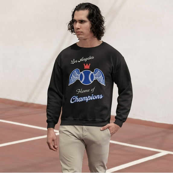 Los Angeles Baseball, Home of Champions Crewneck Sweatshirt | World Series Edition 2024 LA Blue | 4 Colors - Unisex