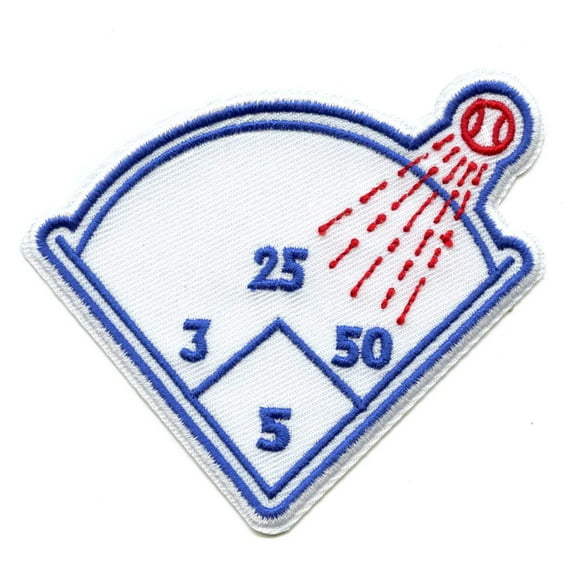 Los Angeles Baseball Homerun Grand Slam Diamond Field Patch Sports Parody Embroidered Iron-On