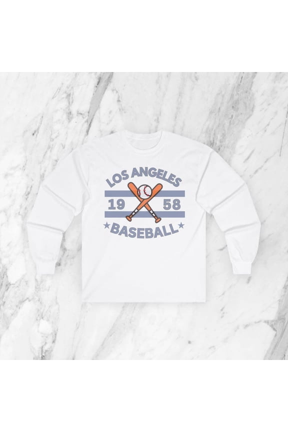 Los Angeles Baseball Long Sleeve Tee