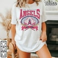 thumbnail image 1 of Los Angeles Baseball T-shirt, Angels Team Fan Apparel, Vintage Baseball Fan Shirt, 1 of 5