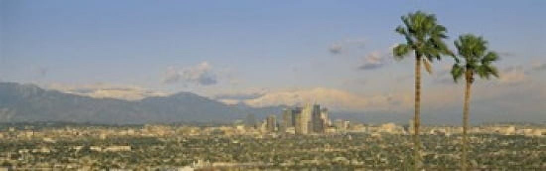 Los Angeles CA Canvas Art - Panoramic Images (18 x 6)