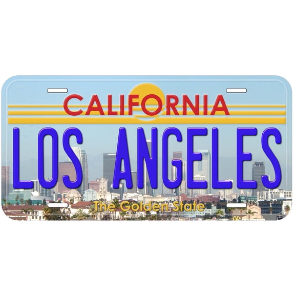 Los Angeles CA TAG02 Novelty Car Auto License Plate