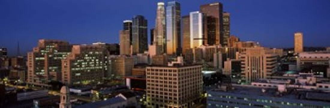 Los Angeles CA USA Canvas Art - Panoramic Images (18 x 6)