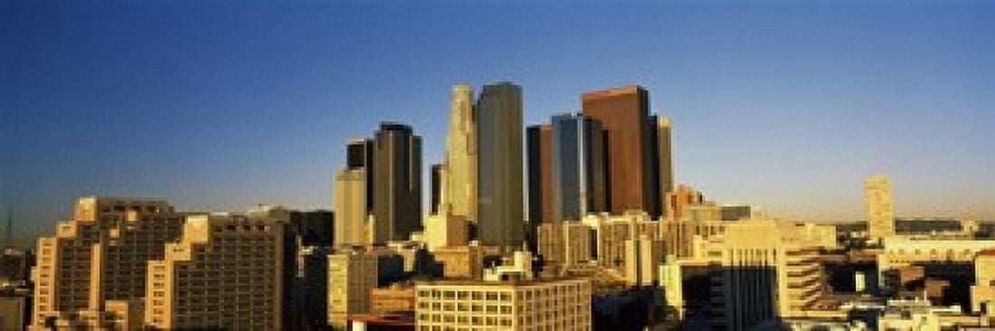 Los Angeles CA USA Canvas Art - Panoramic Images (18 x 6)