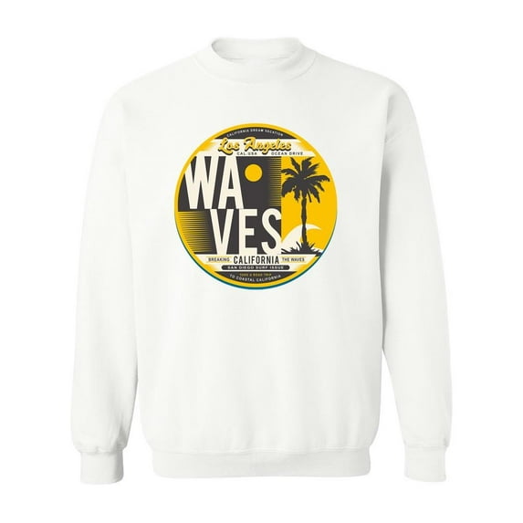 Los Angeles Ca Ocean Drive Sweatshirt Men -Image by Shutterstock, Male XX-Large