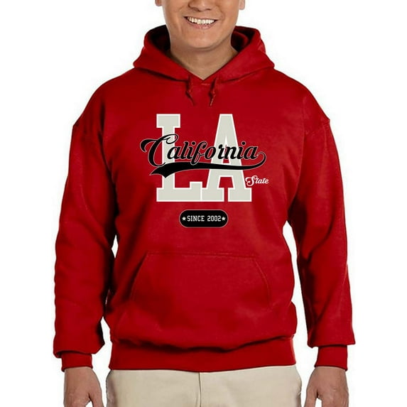 Los Angeles California 2002 Hoodie Men -Image by Shutterstock, Male Medium