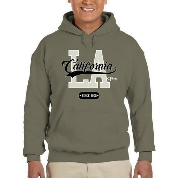 Los Angeles California 2002 Hoodie Men -Image by Shutterstock, Male Small