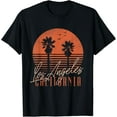 thumbnail image 1 of Los Angeles California Beach Women Men Retro Summer Graphic T-Shirt, 1 of 3