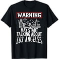 thumbnail image 1 of Los Angeles California City Skyline Map Travel T-Shirt, 1 of 5