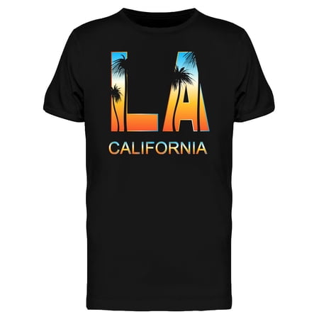 Los Angeles California Cool Logo T-Shirt Men -Image by Shutterstock, Male 3X-Large