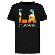 Los Angeles California Cool Logo T-Shirt Men -Image by Shutterstock, Male 3X-Large