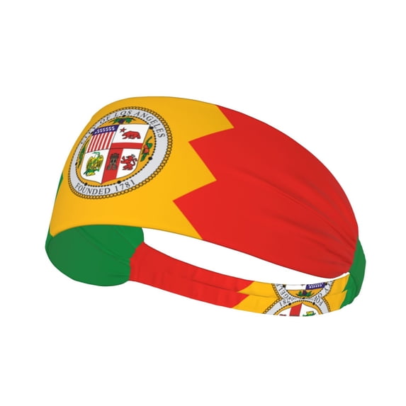 Los Angeles California Flag Sweatbands Non Slip Headbands For Fashion Workout Yoga Sports Elastic Bands Exercise