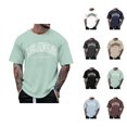 thumbnail image 1 of Los Angeles California Letter Graphic Tees for Men 2026 Summer Casual Short Sleeve Crewneck T Shirts Streetwear, 1 of 5