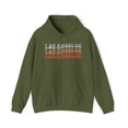 thumbnail image 1 of Los Angeles California Moving Away Retro Hoodie, Gifts, Hooded Sweatshirt, 1 of 4