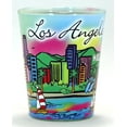 thumbnail image 1 of Los Angeles California Neon Rainbow Shot Glass, 1 of 3