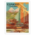thumbnail image 1 of Los Angeles California - Vintage Travel Poster by Edward Withers c.1929 - Fine Art Matte Paper Print (Unframed) 20x26in, 1 of 4
