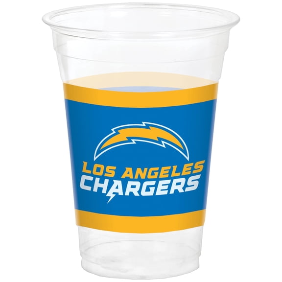 Los Angeles Chargers 16oz NFL Plastic Party Cups – 25 Count Pack