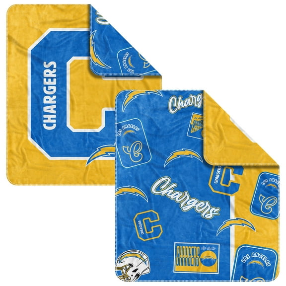 Los Angeles Chargers 50- x 60- Dream Weave Throw Blanket