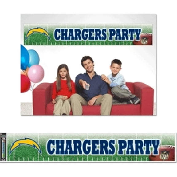 Los Angeles Chargers Banner 12x65 Party Style